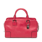 Handbag Amazona 28 Raspberry Pink Grained Calfskin Leather