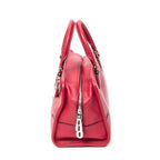 Handbag Amazona 28 Raspberry Pink Grained Calfskin Leather