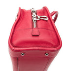 Handbag Amazona 28 Raspberry Pink Grained Calfskin Leather