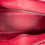 Handbag Amazona 28 Raspberry Pink Grained Calfskin Leather