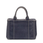 Prada - Petit cabas Canapa - Marine