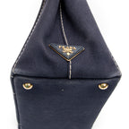 Prada - Petit cabas Canapa - Marine