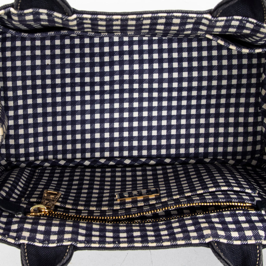 Prada - Petit cabas Canapa - Marine