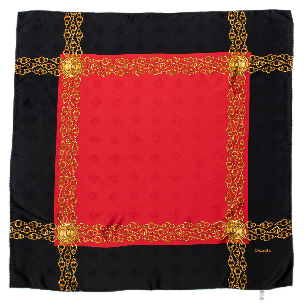 Pañuelo Pañuelo Negro 100% Seda Jacquard
