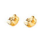 Earrings CC Curved Clip On Earrings Gold Gold Plated