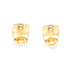 Earrings CC Curved Clip On Earrings Gold Gold Plated