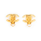 Chanel - Boucles d'oreilles clip CC Turn Lock - Doré