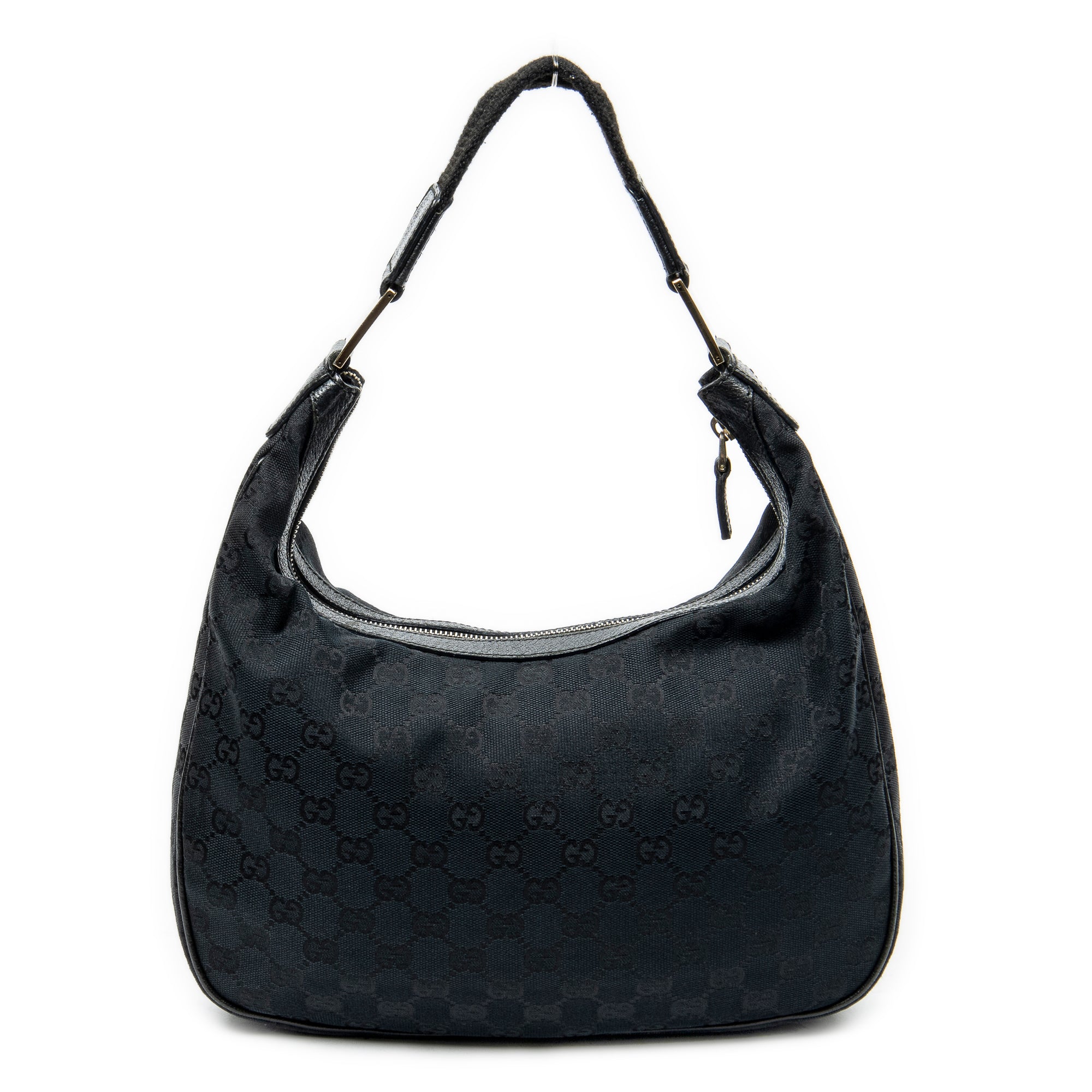 Shoulder Bag Medium Pop Hobo Black Monogrammed Canvas