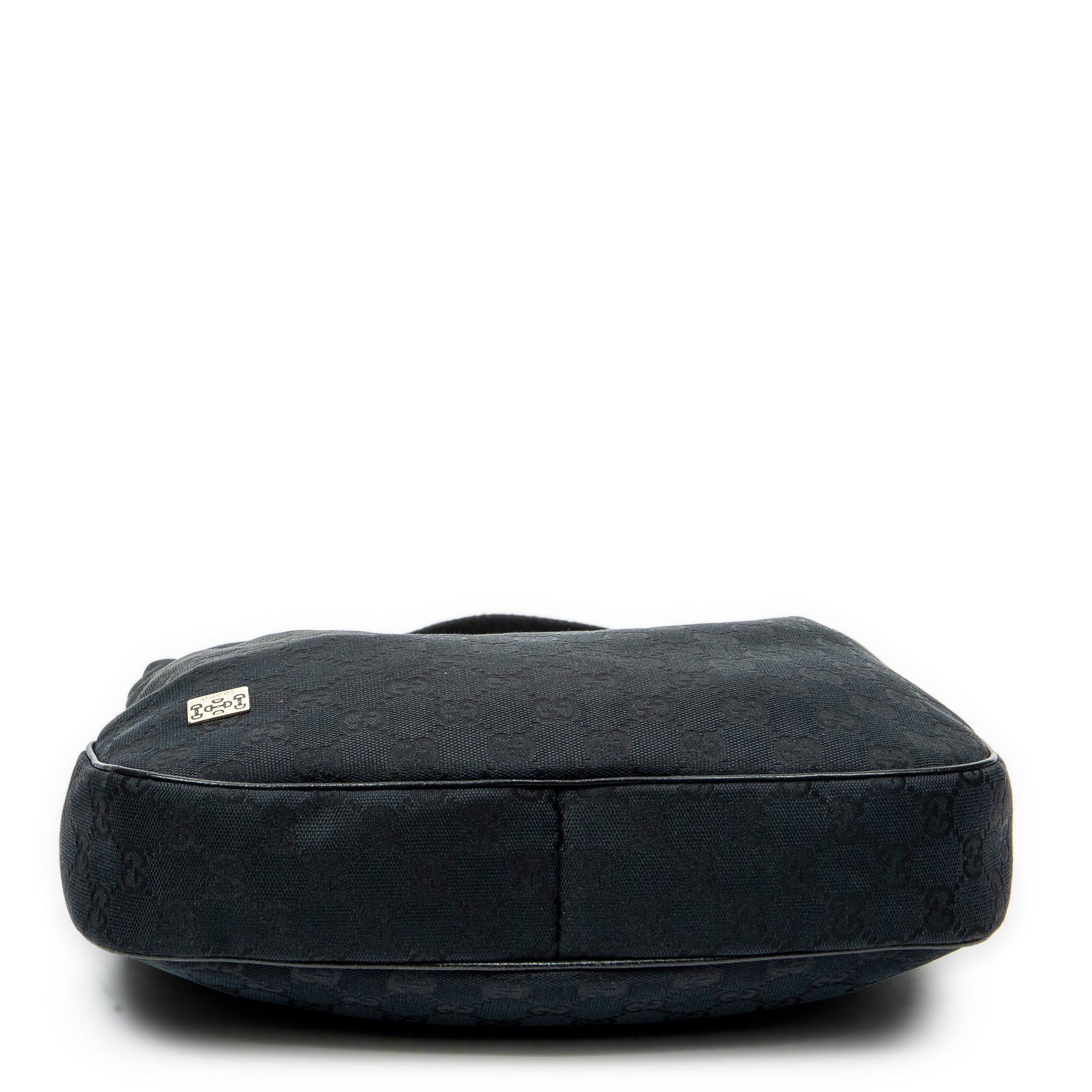 Shoulder Bag Medium Pop Hobo Black Monogrammed Canvas