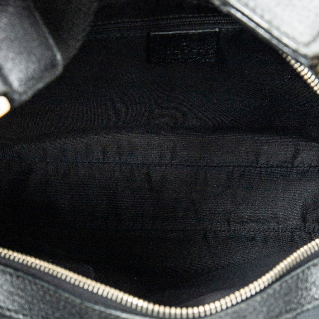Shoulder Bag Medium Pop Hobo Black Monogrammed Canvas
