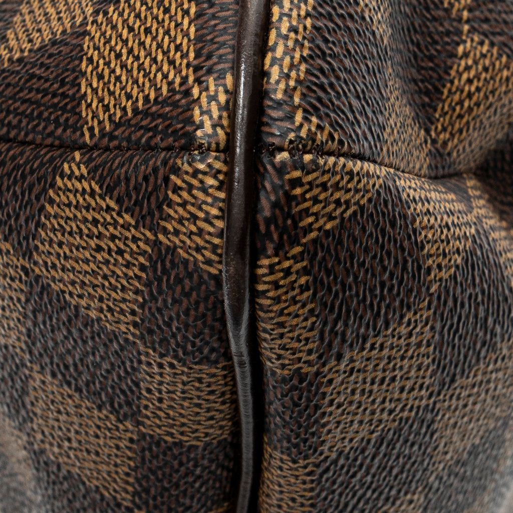 Bolso de Hombro Musette Marrón Damier Ebene