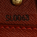 Bolso de Hombro Musette Marrón Damier Ebene