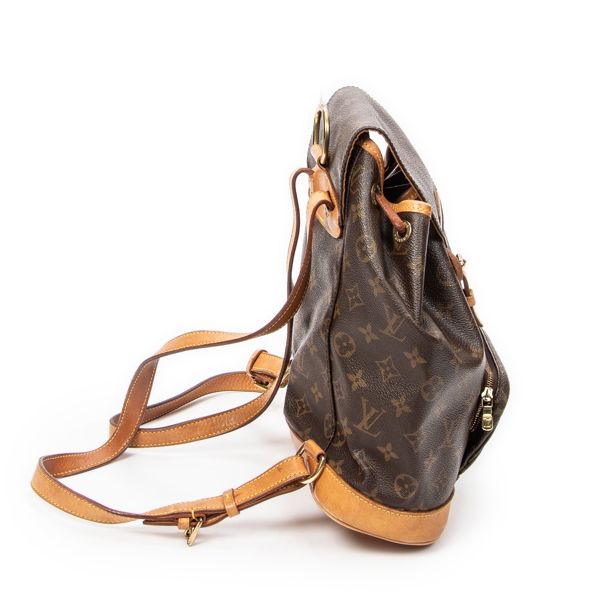 Backpack Montsouris MM Brown Monogram Canvas