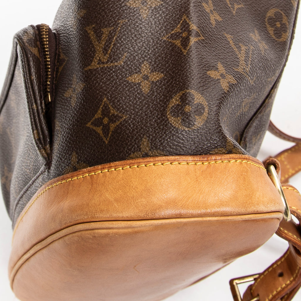 Backpack Montsouris MM Brown Monogram Canvas