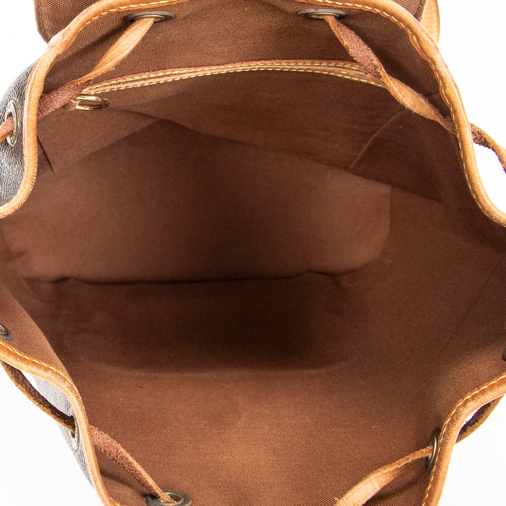 Backpack Montsouris MM Brown Monogram Canvas