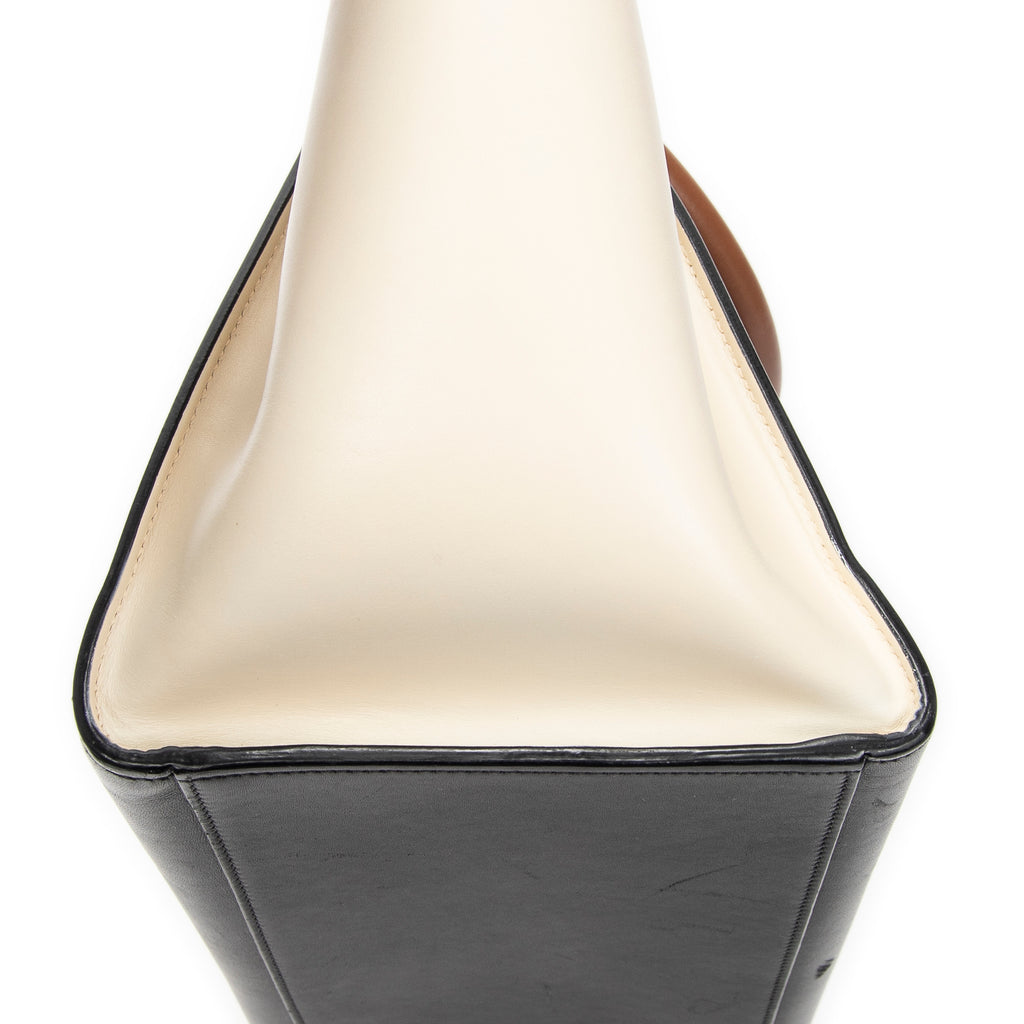 Shoulder Bag Micro Luggage Brown Calfskin Leather