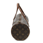 Handbag Papillon 26 Brown Monogram Canvas