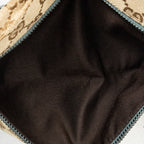 Waist Bag Mini Web Waist Pouch Beige Monogrammed Canvas