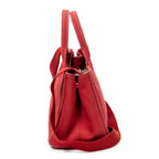 Bolso de hombro pequeño Canapa Tote de lona Canapa roja