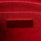 Bolso de hombro pequeño Canapa Tote de lona Canapa roja