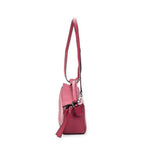 Shoulder Bag Mini Puzzle Bag Raspberry Pink Calfskin Leather