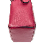 Shoulder Bag Mini Puzzle Bag Raspberry Pink Calfskin Leather