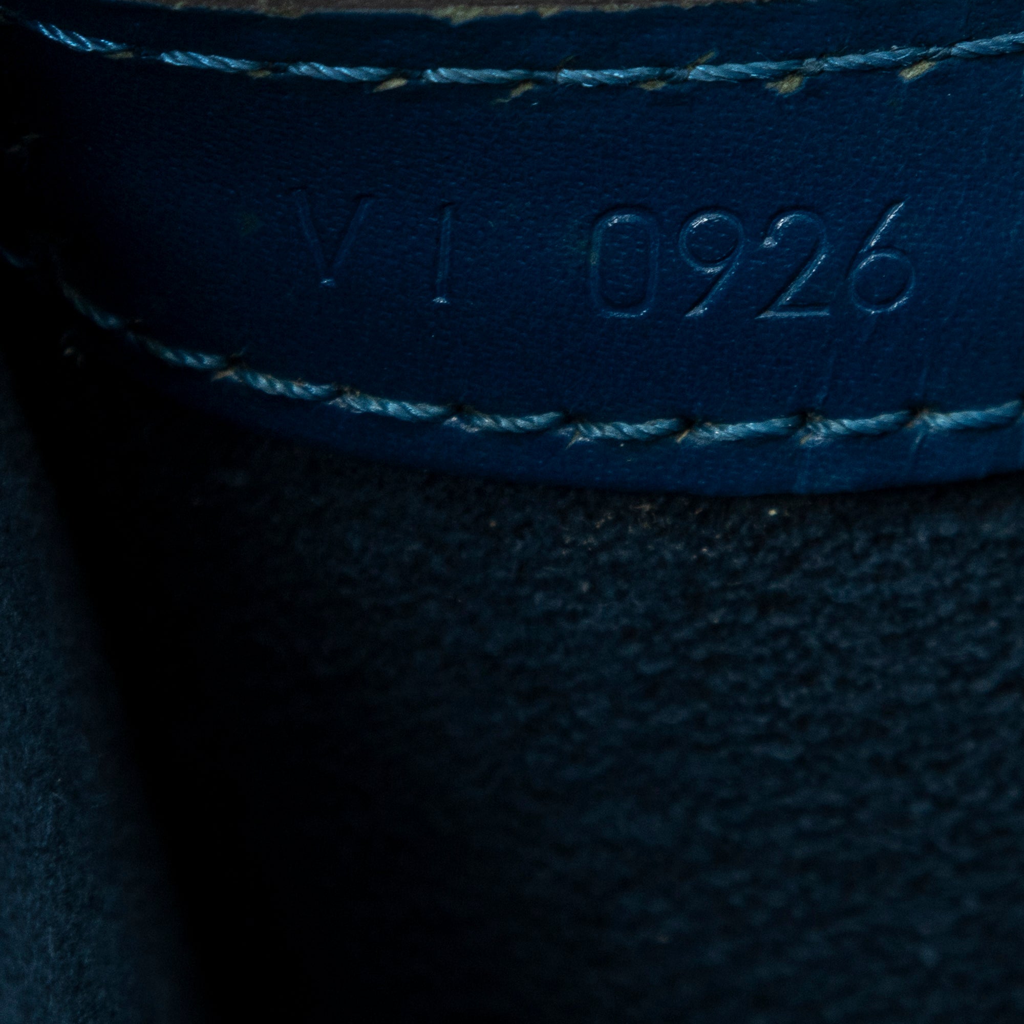 Shoulder Bag Lussac Blue Epi
