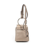 Shoulder Bag Small Faye Bracelet Bag Taupe Calfskin Leather