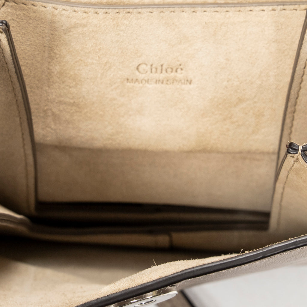 Shoulder Bag Small Faye Bracelet Bag Taupe Calfskin Leather