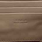 Shoulder Bag Mini Faye Taupe Calfskin Leather
