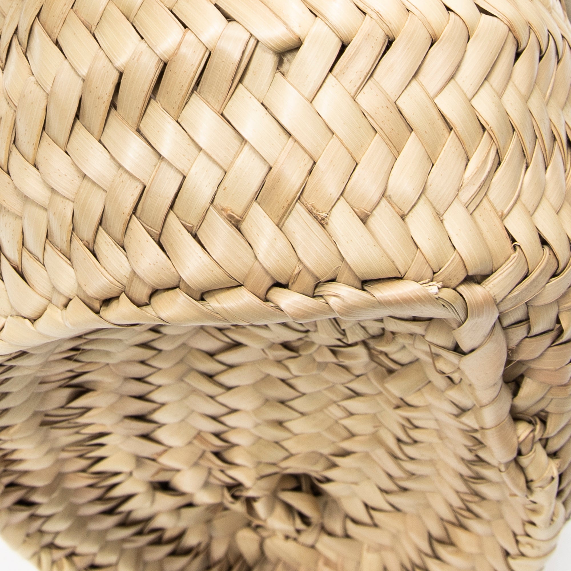Shoulder Bag Mini Marcie Basket Natural Woven Raffia Canvas