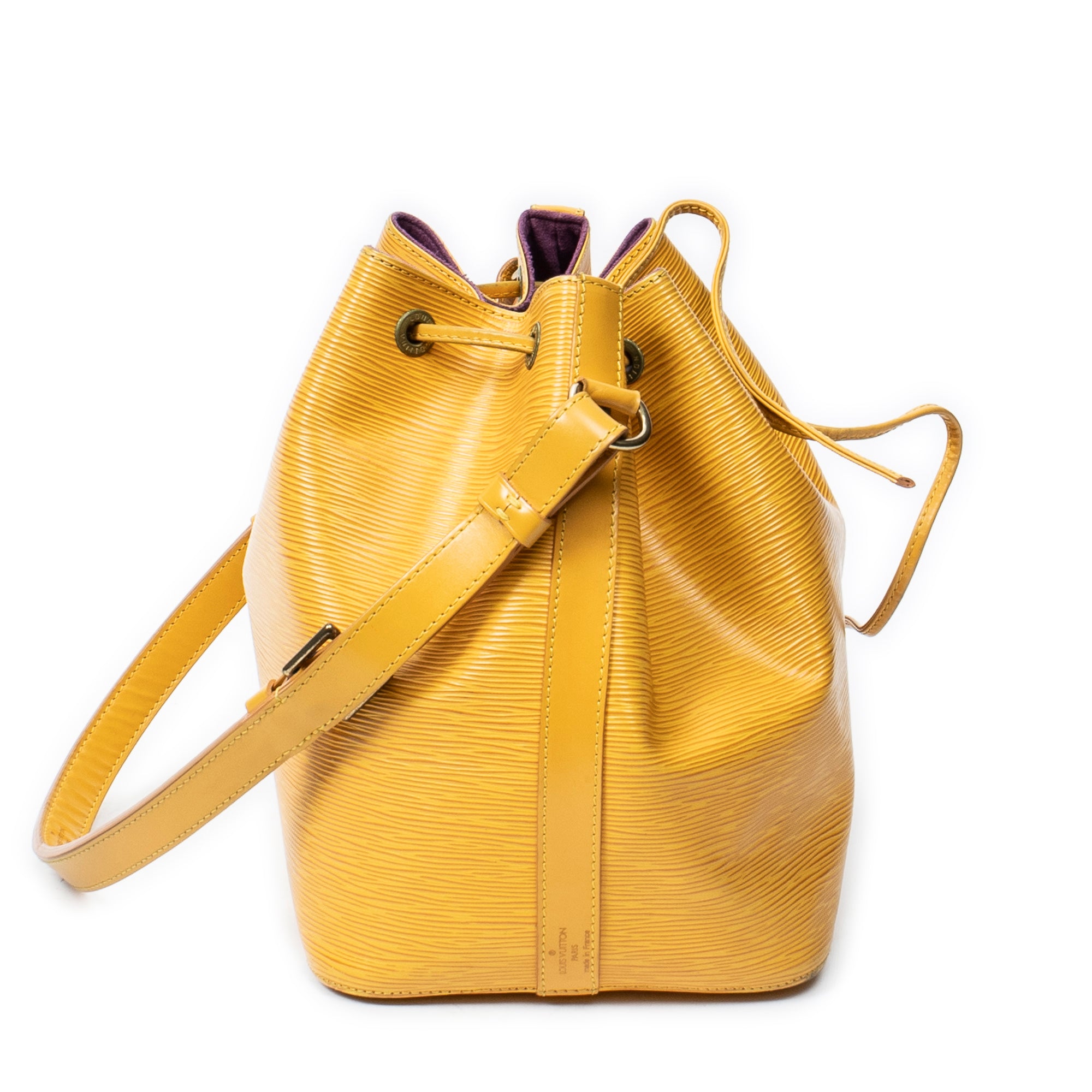 Shoulder Bag Noe PM Yellow Epi