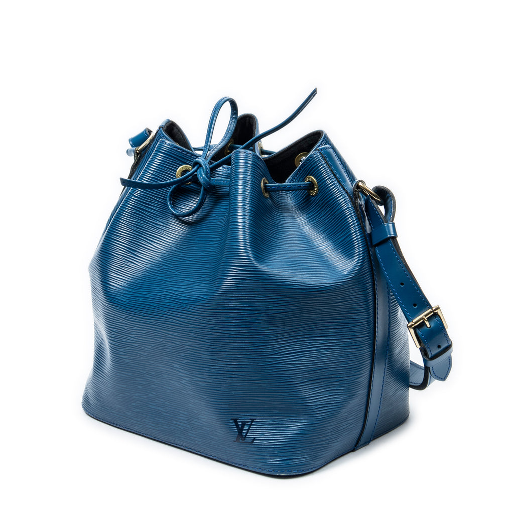 Shoulder Bag Noe PM Blue Epi