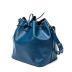 Shoulder Bag Noe PM Blue Epi
