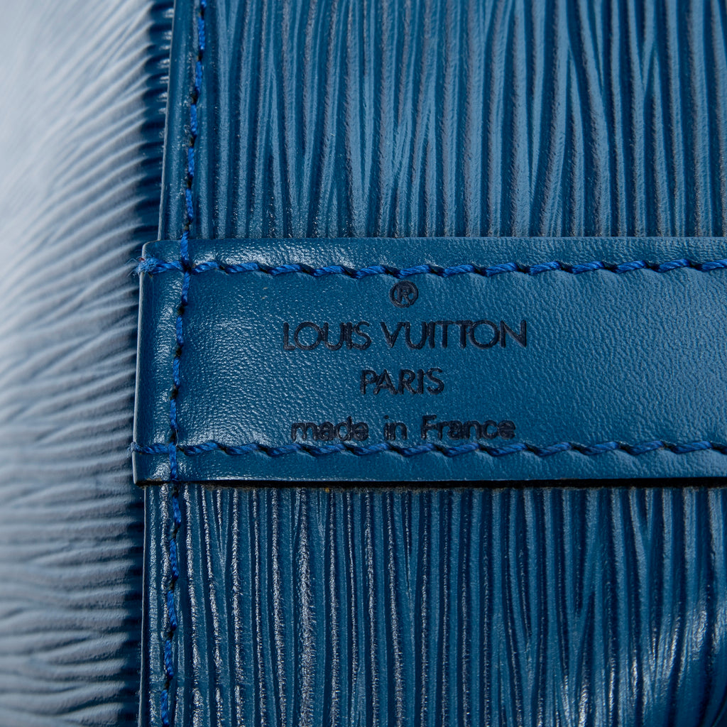Shoulder Bag Noe PM Blue Epi