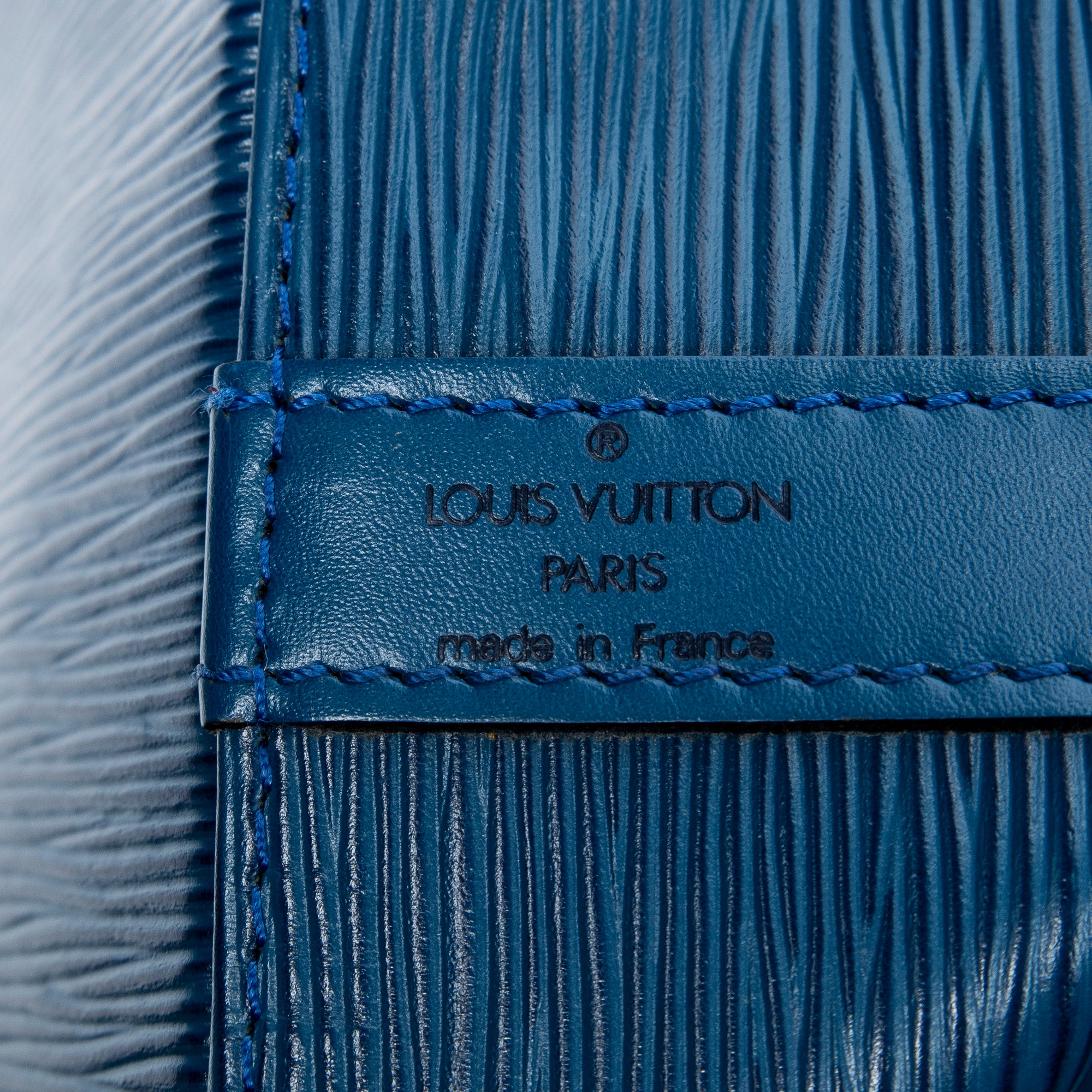 Shoulder Bag Noe PM Blue Epi