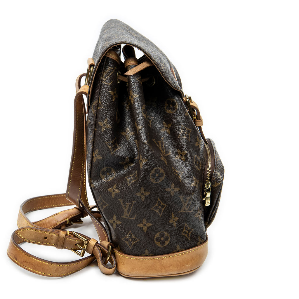 Backpack Montsouris MM Brown Monogram Canvas