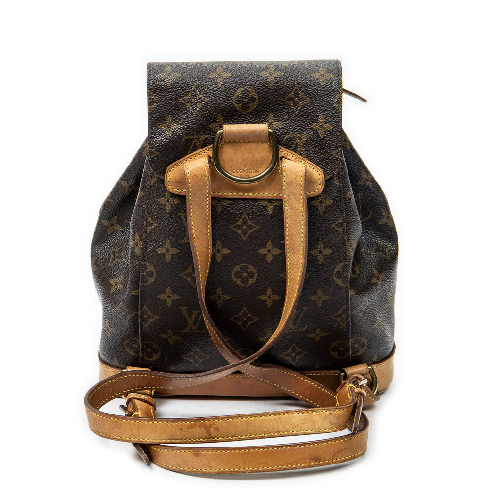 Backpack Montsouris MM Brown Monogram Canvas
