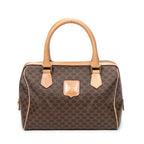 Handbag Small Boston Beige Macadam Coated Canvas