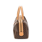 Handbag Small Boston Beige Macadam Coated Canvas