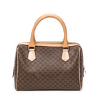 Handbag Small Boston Beige Macadam Coated Canvas