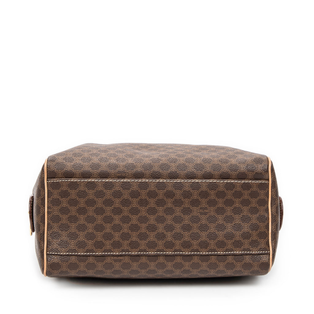 Handbag Small Boston Beige Macadam Coated Canvas