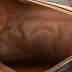 Handbag Small Boston Beige Macadam Coated Canvas