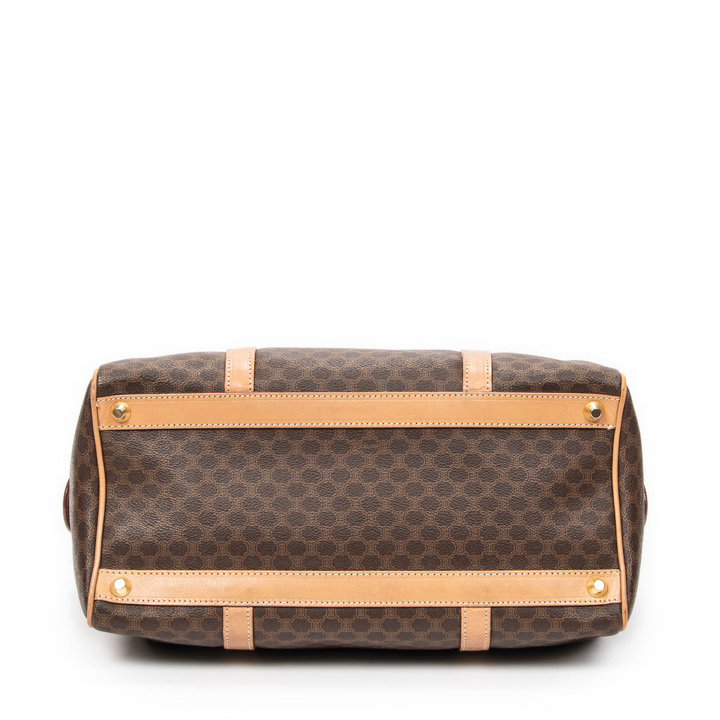 Handbag Medium Boston Beige Macadam Coated Canvas