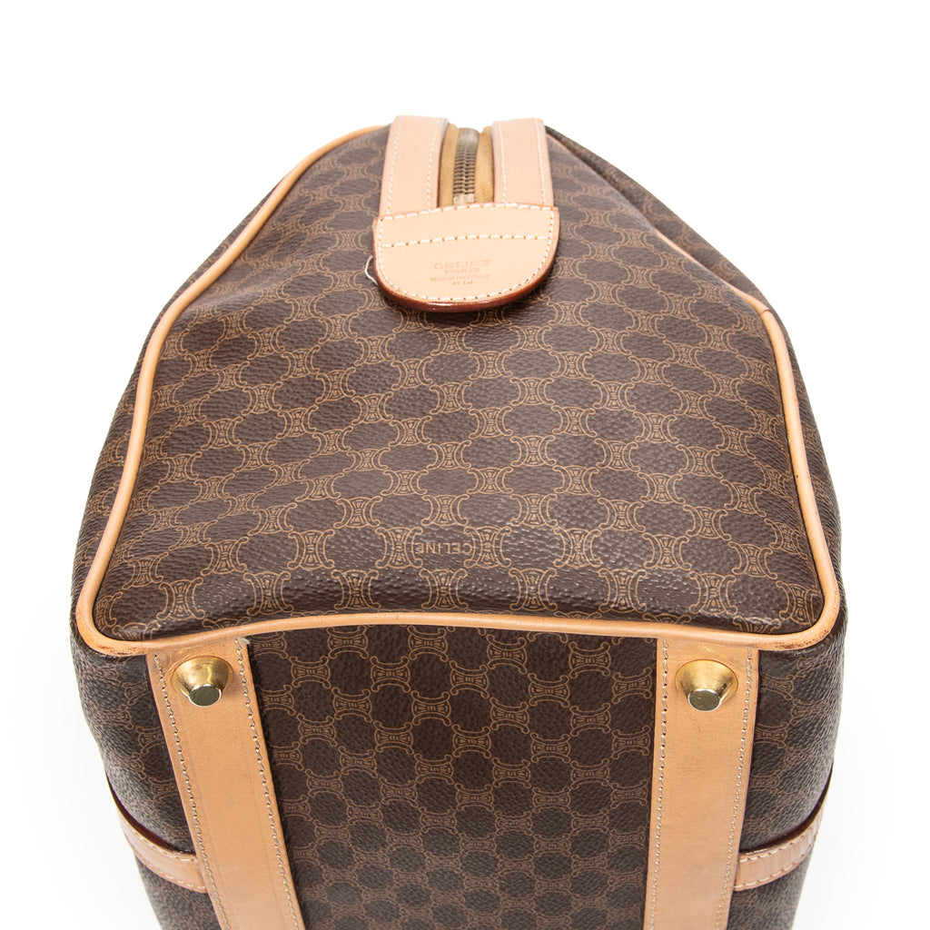 Handbag Medium Boston Beige Macadam Coated Canvas