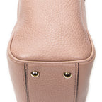 Shoulder Bag Mini Bamboo Shopper Light Pink Grained Calfskin Leather