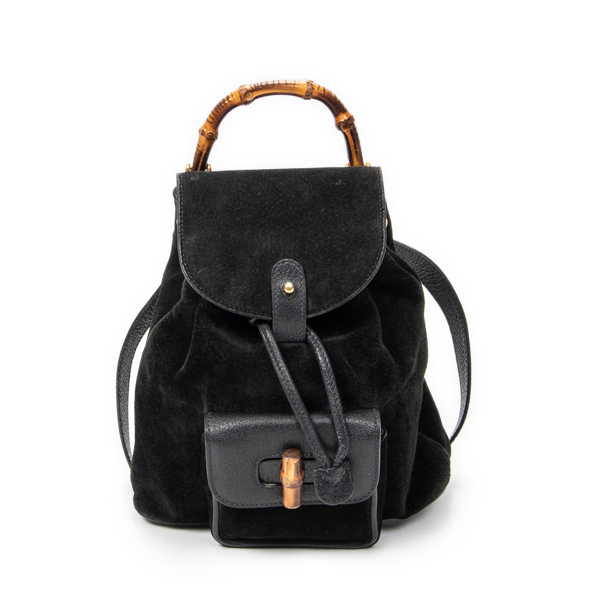 Gucci - Mini Sac à Dos Bambou - Noir