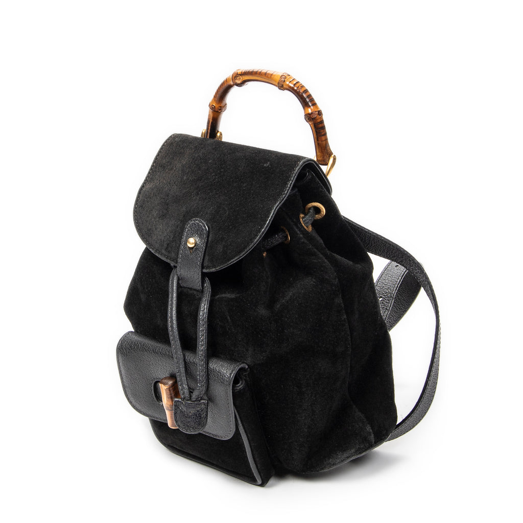 Gucci - Mini Sac à Dos Bambou - Noir