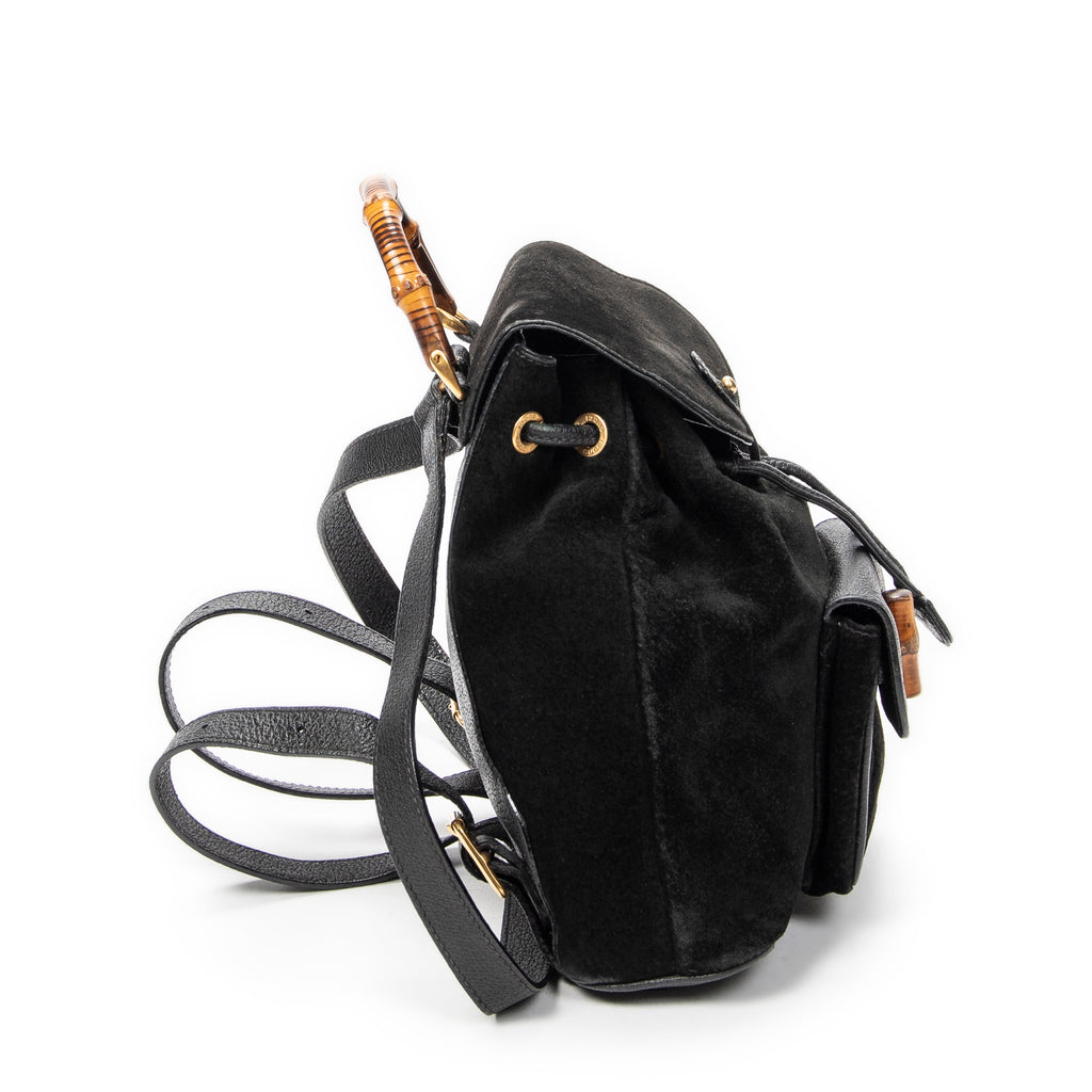 Gucci - Mini Sac à Dos Bambou - Noir
