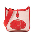 Shoulder Bag Evelyne III PM Red Toile H Canvas